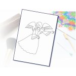 Radost v písku Šablona na pískování Andělíček 3 A4 210 x 297 mm – Zboží Mobilmania