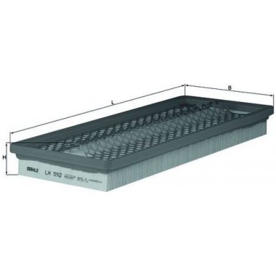 Vzduchový filtr MAHLE LX 592 – Hledejceny.cz