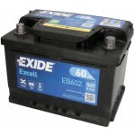 Exide Excell 12V 60Ah 540A EB602 | Zboží Auto