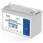 VOLT POLSKA LiFePO4 12,8V 100 Ah 150A baterie BMS BLUETOOTH OHŘEVOVÁ MATA – Sleviste.cz