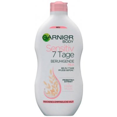 Garnier Body tělové mléko Intensive 7 days Sensitive 400 ml – Zboží Mobilmania