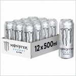 Monster Energy Ultra Zero sycený energetický nápoj plech 12 x 500 ml – Hledejceny.cz