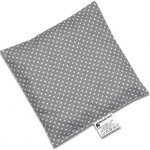 Babyrenka Nahřívací polštářek z třešňových pecek 15x15cm Dots grey – Zboží Dáma