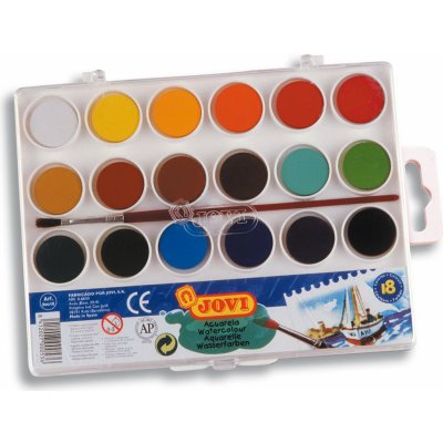 Jovi 22 mm + štětec 18 barev – Zboží Dáma Jovi 22 mm + štětec 18 barev – Zboží Dáma