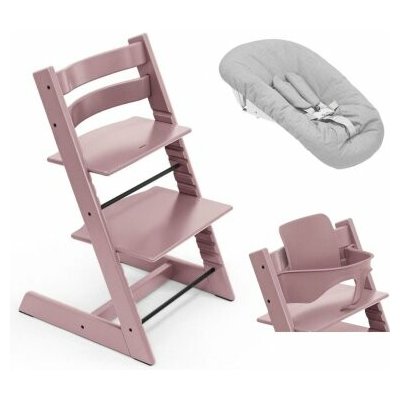 Stokke Tripp Trapp Set Baby set Newborn set Heather Mauve/Grey – Zboží Dáma