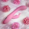 Vibrátor Adam & Eve Eve's Slimline Rabbit Rechargeable Pink