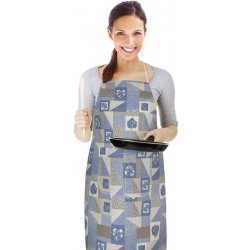 Bellatex zástěra Ema patchwork modrý