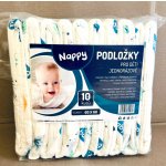 Nappy Přebalovací podložky 60x60cm ECO 10ks jednorázové – Zboží Dáma
