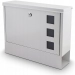 Dopisní schránka vhazovací, s novinami Bituxx bílá – HobbyKompas.cz