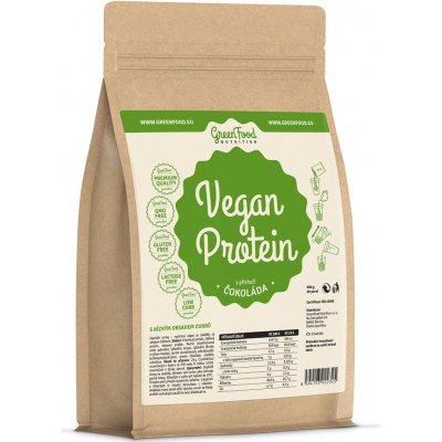 GreenFood Nutrition Vegan protein 750 g – Zbozi.Blesk.cz