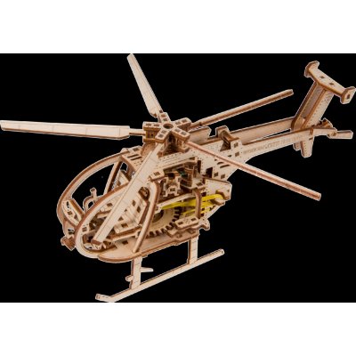 WOODEN CITY 3D puzzle Vrtulník 173 ks