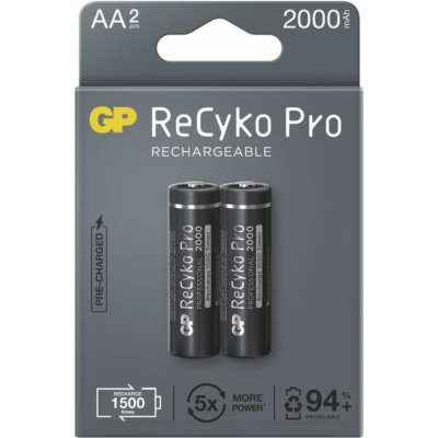GP ReCyko Pro AA 2ks 1033222200 – Zboží Mobilmania