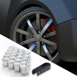 HIAHXC 20 kusů krytek šroubů kol, krytky šroubů kol univerzální krytky matic kol, krytky na šrouby | Zboží Auto