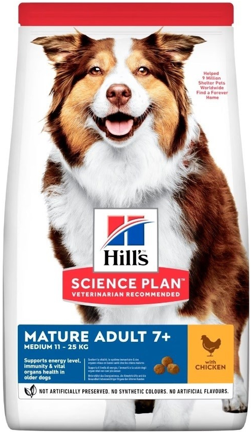 Hill’s Science Plan Mature Adult 7+ Medium Chicken 18 kg