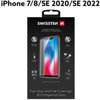 SWISSTEN ULTRA DURABLE 3D FULL GLUE GLASS APPLE IPHONE X 8595217453036 – Hledejceny.cz