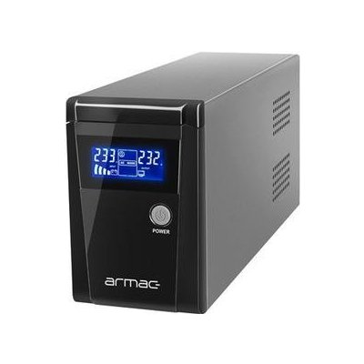 ARMAC UPS OFFICE 650E LCD 2 FRENCH OUTLETS 230V METAL CASE, O/650E/LCD