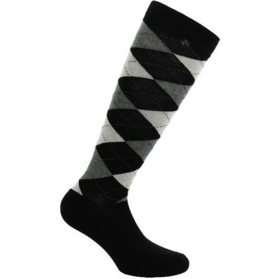EQUITHEME Podkolenky Argyle black ecru – Zboží Dáma