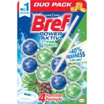 Bref Power Aktiv tuhý WC blok Pine Forest 2 x 50 g – Zboží Mobilmania