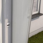 Gutta Guttavordach boční stěna B1 PC 200 x 60 cm černá / čirá – Sleviste.cz