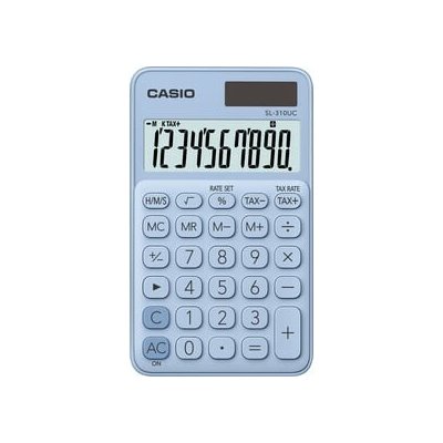 Casio SL 310 UC LB Kapesní kalkulačka, sv. modrá – Zboží Mobilmania