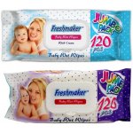 Freshmaker vlhčené ubrousky jumbo s klipem 120 ks – Sleviste.cz