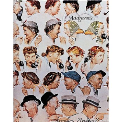 Norman Rockwell Address Book – Hledejceny.cz