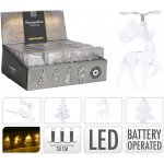 KOOPMAN Dekorační osvětlení řetěz 10 LED bílá teplá s figurkami 4 designy – Hledejceny.cz