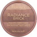 Rimmel London Radiance Brick pudrový a rozjasňující bronzer 002 Medium 12 g