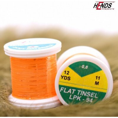 Hends HE FLAT TINSEL - ORANŽOVÁ FLUO PERLEŤOVÁ – Hledejceny.cz