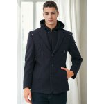 Dewberry K7532 Men's Coat-plaid-black – Zboží Dáma