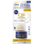 Nivea Q10 Power denní pleťový krém SPF15 50 ml + noční pleťový krém 50 ml pro ženy dárková sada – Sleviste.cz