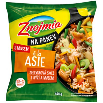 Znojmia Na pánev à la Asie Zeleninová směs s rýží a masem 400 g – Zboží Dáma