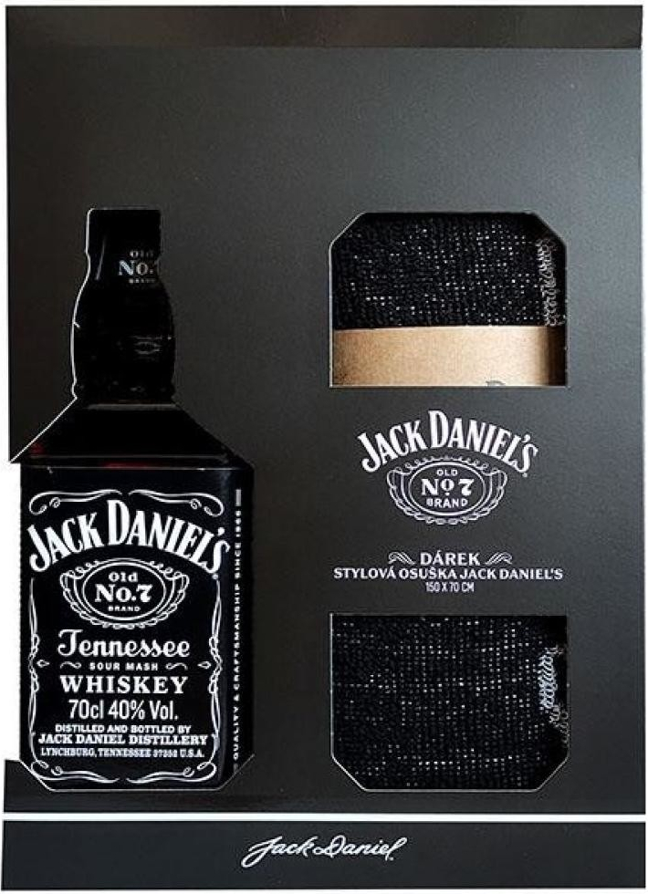 Jack Daniel\'s No.7 40% 0,7 l (dárkové balení osuška)