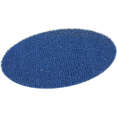 Floma vinylová protiskluzová sprchová oválná rohož Spaghetti modrá 39,5 x 70 cm 54400