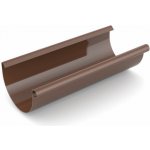 Covernit Plastový okapový žlab PVC 2 m x 75 mm hnědá – Zboží Mobilmania