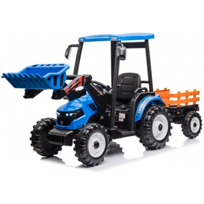 Mamido elektrický traktor Hercules s přívěsem 24V modrá – Zboží Mobilmania