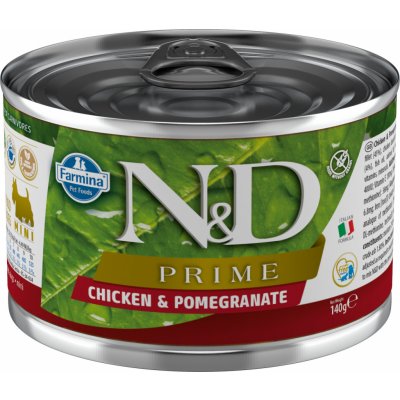 N&D Prime Dog Adult Mini Chicken & Pomegranate 140 g – Hledejceny.cz