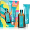 Kosmetická sada Moroccanoil Destination Hydration vlasová kúra pro všechny typy vlasů 100 ml + krém na ruce 100 ml