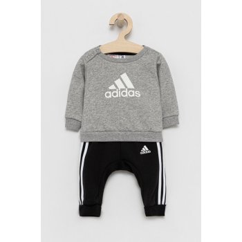 adidas Performance dětská tepláková souprava H28835 šedá