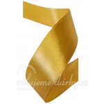 Zlatá atlasová stuha, šíře 25mm, návin 36m – Zboží Dáma