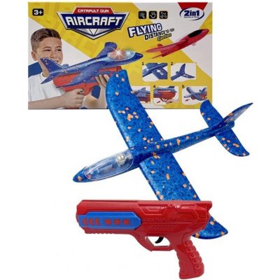 MAC TOYS SPORTO Vystřelovací pěnové letadlo se světlem, Mix Produktů – Zboží Dáma