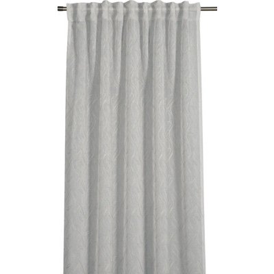 Závěs s řasící páskou Dolly vyšívaný bílý 245 x 135 cm – Hledejceny.cz
