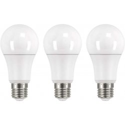 Emos LED žárovka Classic A60, 13,2W, E27, teplá bílá, 3 ks