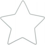 Stafil Hvězda kovová 30 cm bílá – Zbozi.Blesk.cz