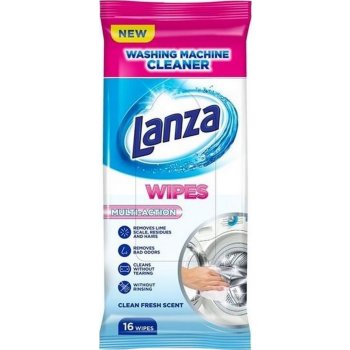 Lanza Washing Machine Cleaner Wipes Multi-Action ubrousky na čištění pračky 16 ks