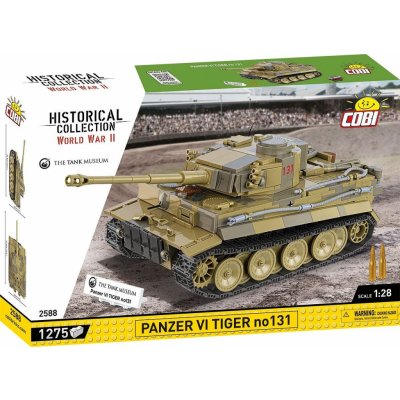 COBI 2588 World War II Německý tank Panzer VI TIGER 131 1:28 – Zboží Mobilmania