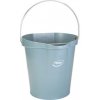 Úklidový kbelík Vikan Šedý plastový kbelík 12 l