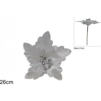 PROHOME - Stonek květ sametový 26cm bílý – Hledejceny.cz