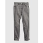 GAP Dětské džíny sky high skinny ankle Šedá – Zboží Mobilmania