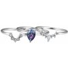 Prsteny Royal Fashion stříbrný pozlacený prsten Alexandrit DGRS0017 WG